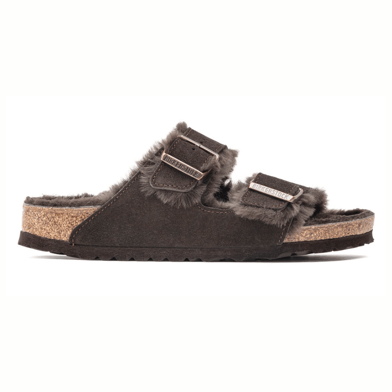 BIRKENSTOCK ARIZONA SHEARLING MOCCA