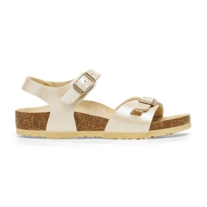 BIRKENSTOCK RIO KIDS GRACEFUL PEARL WHITE BIRKO FLOR