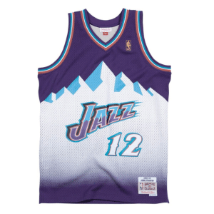 MITCHELL & NESS NBA SWINGMAN ROAD JERSEY JAZZ 96 JOHN STOCKTON