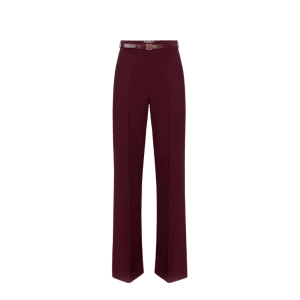 ELISABETTA FRANCHI PANTALONE CON CINTURA PA06147E2