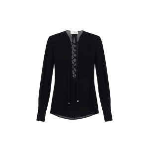 ELISABETTA FRANCHI CAMICIA DONNA NERO CA00351E2