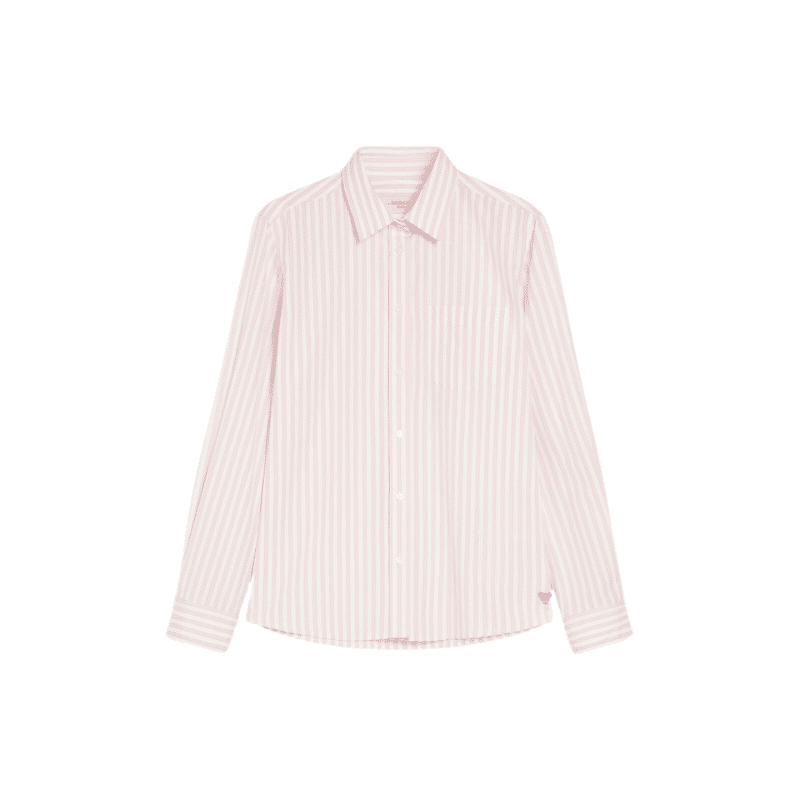 WEEKEND MAX MARA CAMICIA CLASSICA IN COTONE CON RIGA BAHAMAS