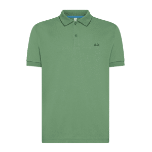 SUN 68 POLO UOMO SMALL STRIPES ON COLLAR S/S
