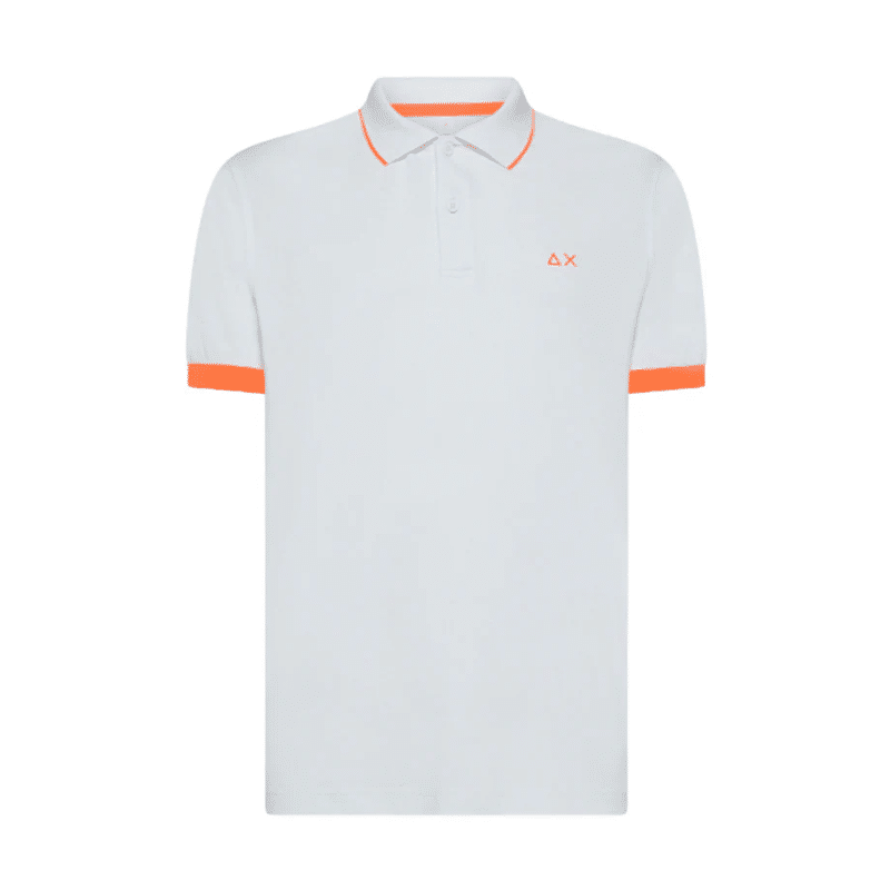SUN 68 POLO UOMO SMALL STRIPE FLUO S/S