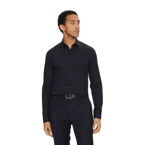 CALVIN KLEIN LYOCELL SOLID SLIM SHIRT