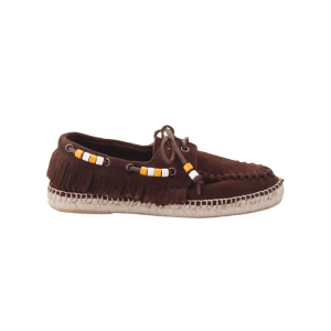 LAGOA SCARPA DONNA IN SUEDE CON FRANGE NAUTICO