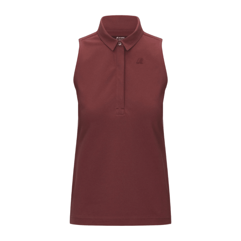 K WAY POLO DONNA SENZA MANICHE ADOUR PIQUE