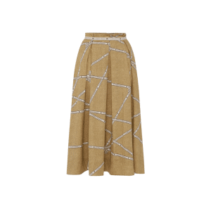 ELISABETTA FRANCHI GONNA DONNA PAGLIA/BURRO GO11452E2