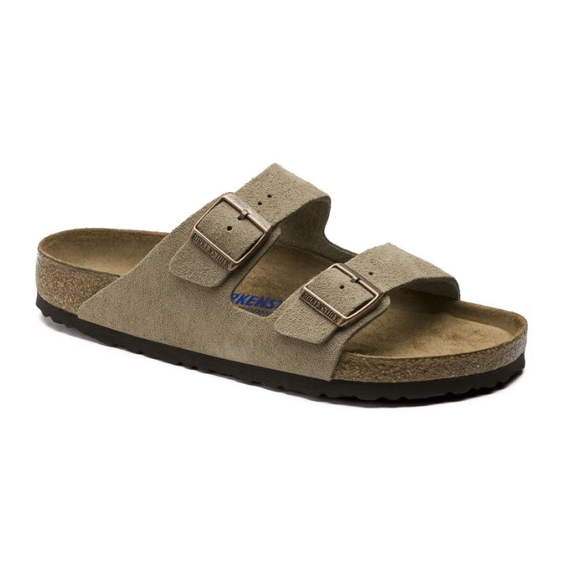 birkenstock Arizona SFB taupe, Suede Leather - Calz. S