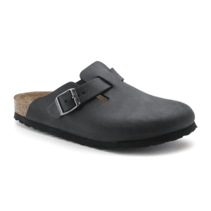 birkenstock Boston black, Oiled Leather - Calz. S