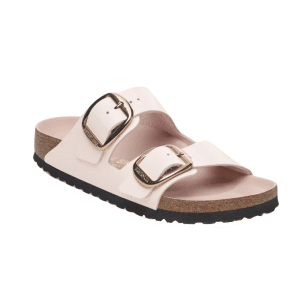 birkenstock Arizona Big Buckle shine light rose, Natural Lea - Calz. S