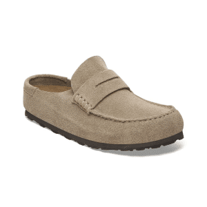 bikenstock Naples Wrapped taupe, Suede Leather - Calz. S