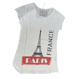 1921 T-SHIRT DONNA PARIS 01