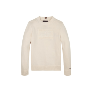 TOMMY HILFIGER SCRIPT FLAG TONAL MAGLIA BAMBINO