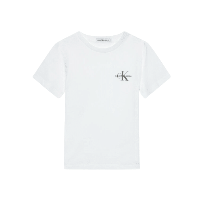 CALVIN KLEIN T-SHIRT BAMBINO CON LOGO SUL PETTO
