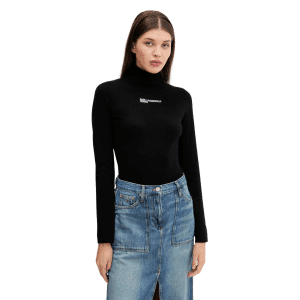 KARL LAGERFELD MAGLIA DONNA LIGHTWEIGHT ROLLNECK