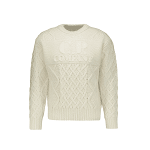 C.P. COMPANY KNITWEAR CREW NECK IN WOOL SOFT SHETLAND