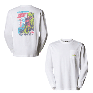 THE NORTH FACE T-SHIRT OVERSIZE A MANICHE LUNGHE EXPEDITION CELEBRATION