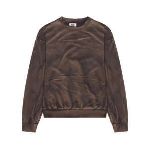 GCDS FELPA UOMO GIROCOLLO PATCH LOGO SOLARIZED