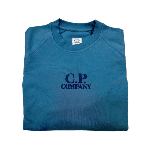 C.P. COMPANY SWEATSHIRTS CREW NECK IN DIAGONAL RAISED FLEECE