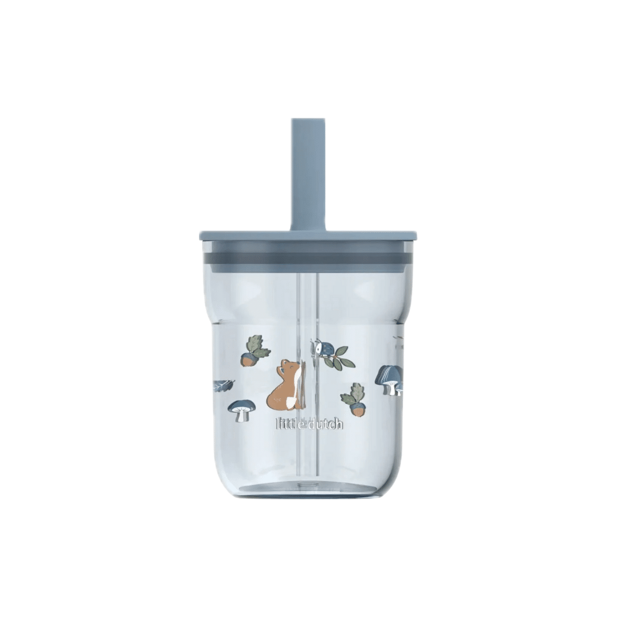 Little Dutch Bicchiere con cannuccia 250 ml Forest Friends