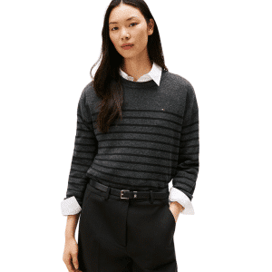TOMMY HILFIGER MAGLIA DONNA GIROCOLLO IN LANA