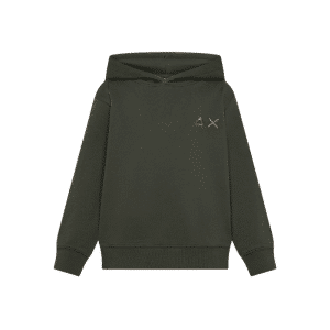 SUN 68 FELPA BAMBINO CON CAPPUCCIO IN COTONE