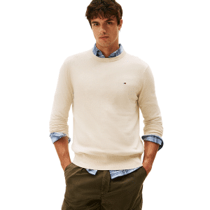 TOMMY HILFIGER MAGLIA UOMO GIROCOLLO IN MISTO CASHMERE
