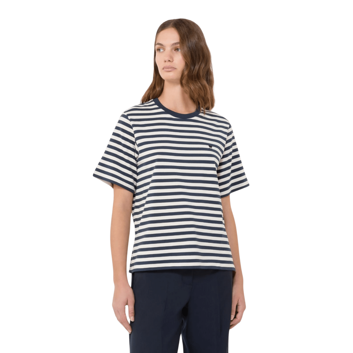 WEEKEND MAX MARA T-SHIRT BASIC IN COTONE VENACO