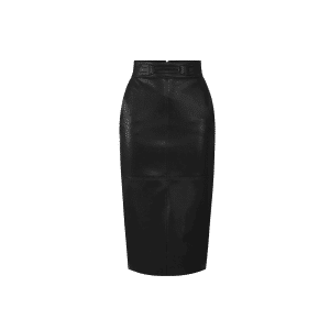 ELISABETTA FRANCHI Gonna con logo embossed GO16361E2