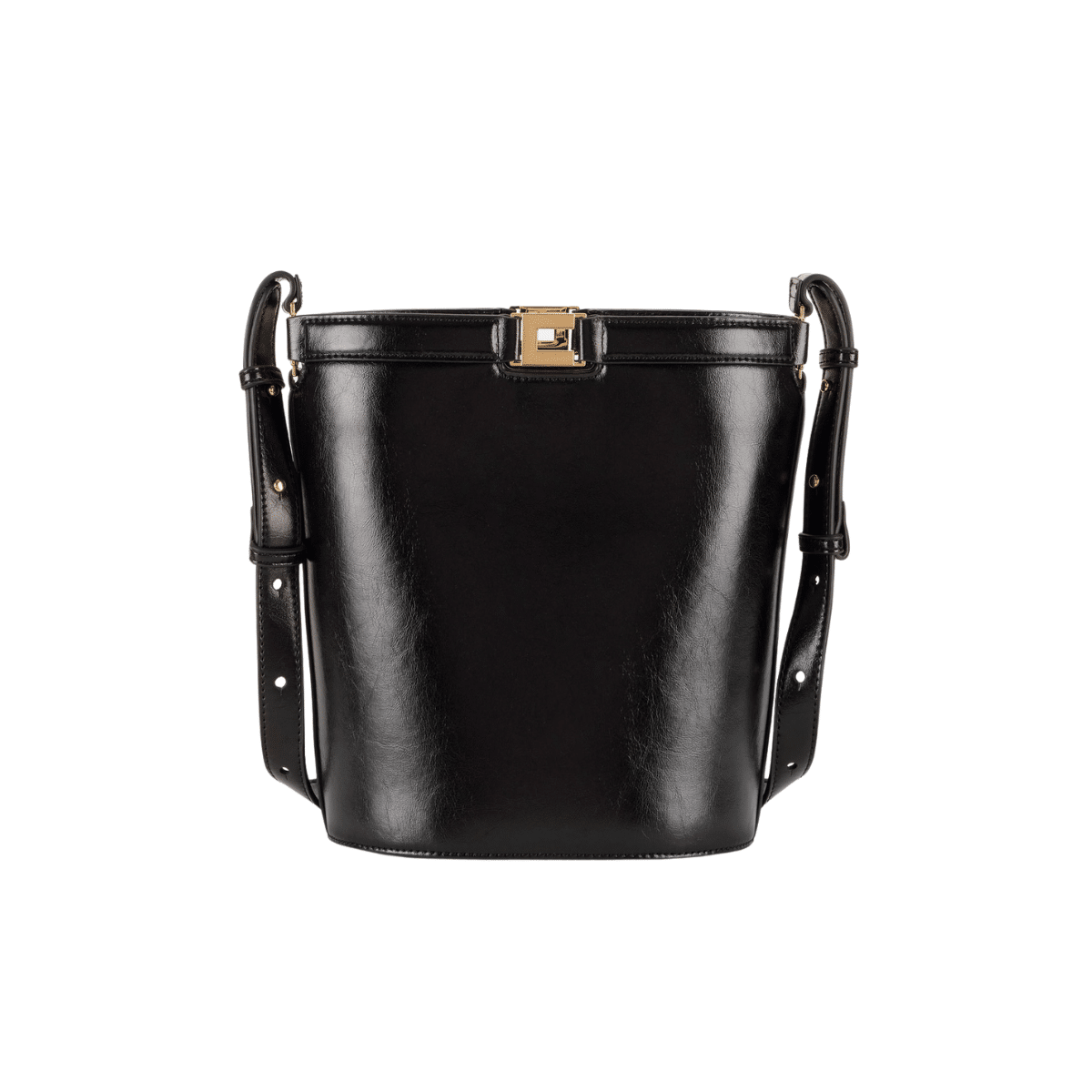 ELISABETTA FRANCHI Borsa a secchiello effetto naplak BS16A61E2