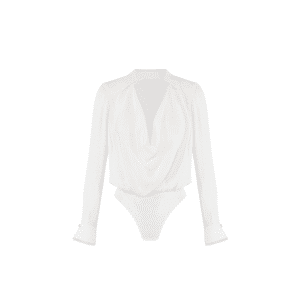 ELISABETTA FRANCHI CAMICIA Body in georgette di viscosa CB00261E2