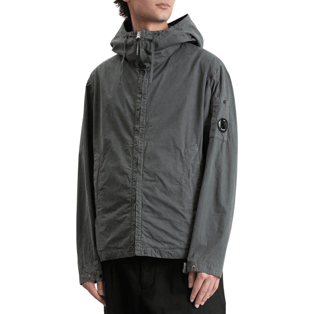 C.P. COMPANY MICRO-REPS HOODED LENS JACKET - Caveaux Shop