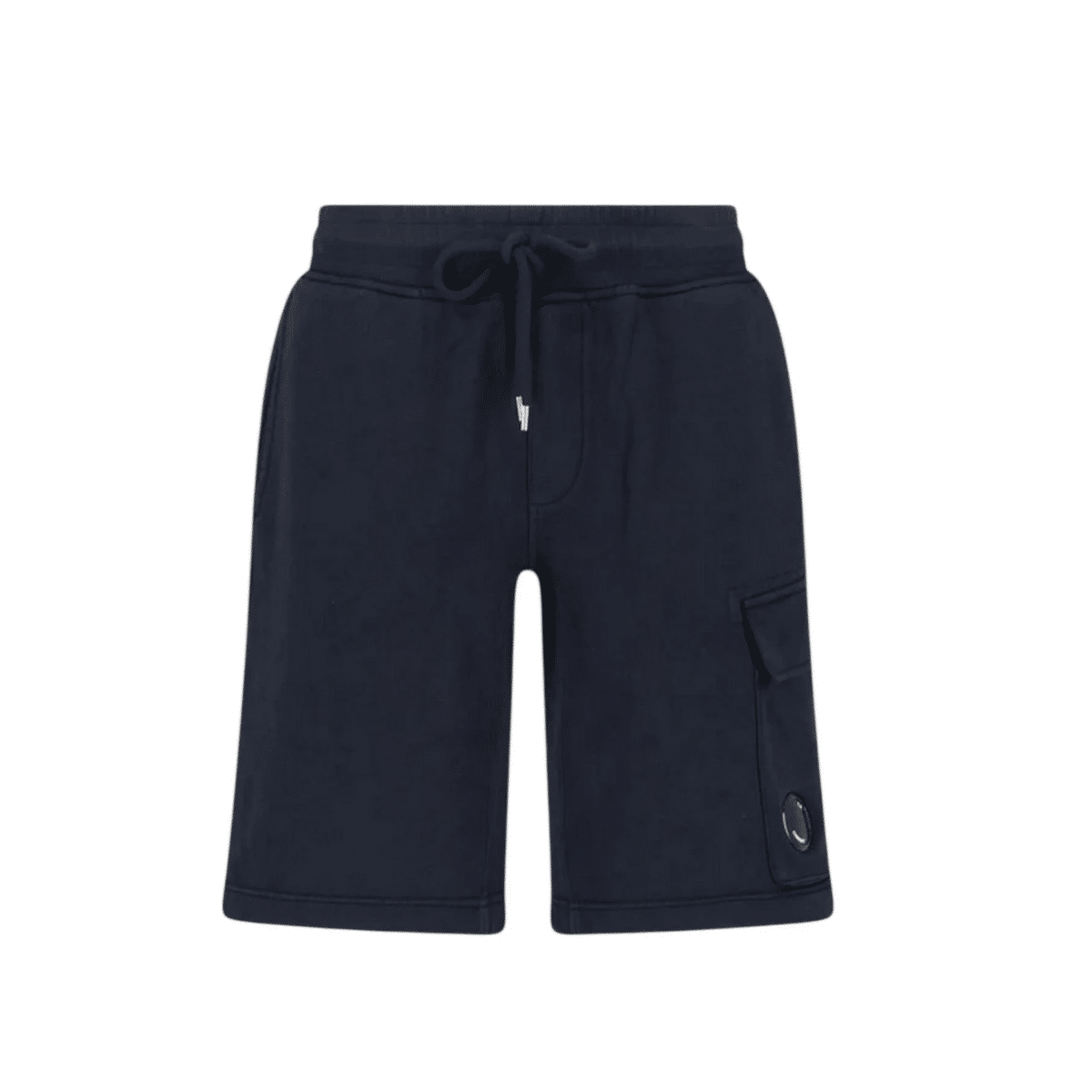 C.P. COMPANY COTTON DIAGONAL FLEECE CARGO SWEATSHORTS