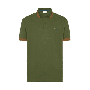 SUN 68 POLO UOMO BIG STRIPE ON COLLAR