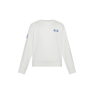 SUN 68 FELPA GIROCOLLO BAMBINO CON LOGO FLUO