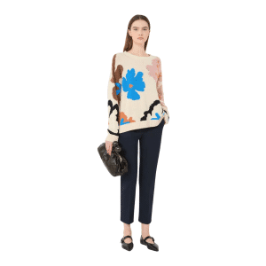 WEEKEND MAX MARA PANTALONE IN COTONE STRETCH VITE