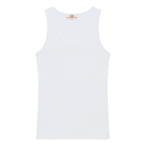 GCDS RIBBED LOGO LOUNGE TANK