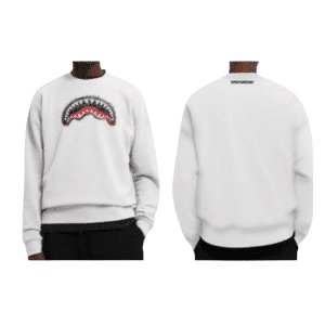 SPRAYGROUND SCRIBBLE EMBROIDERY SHARK CREW