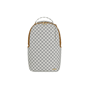 SPRAYGROUND GRAFF EMBOSSED CREAM CHECK BACKPACK