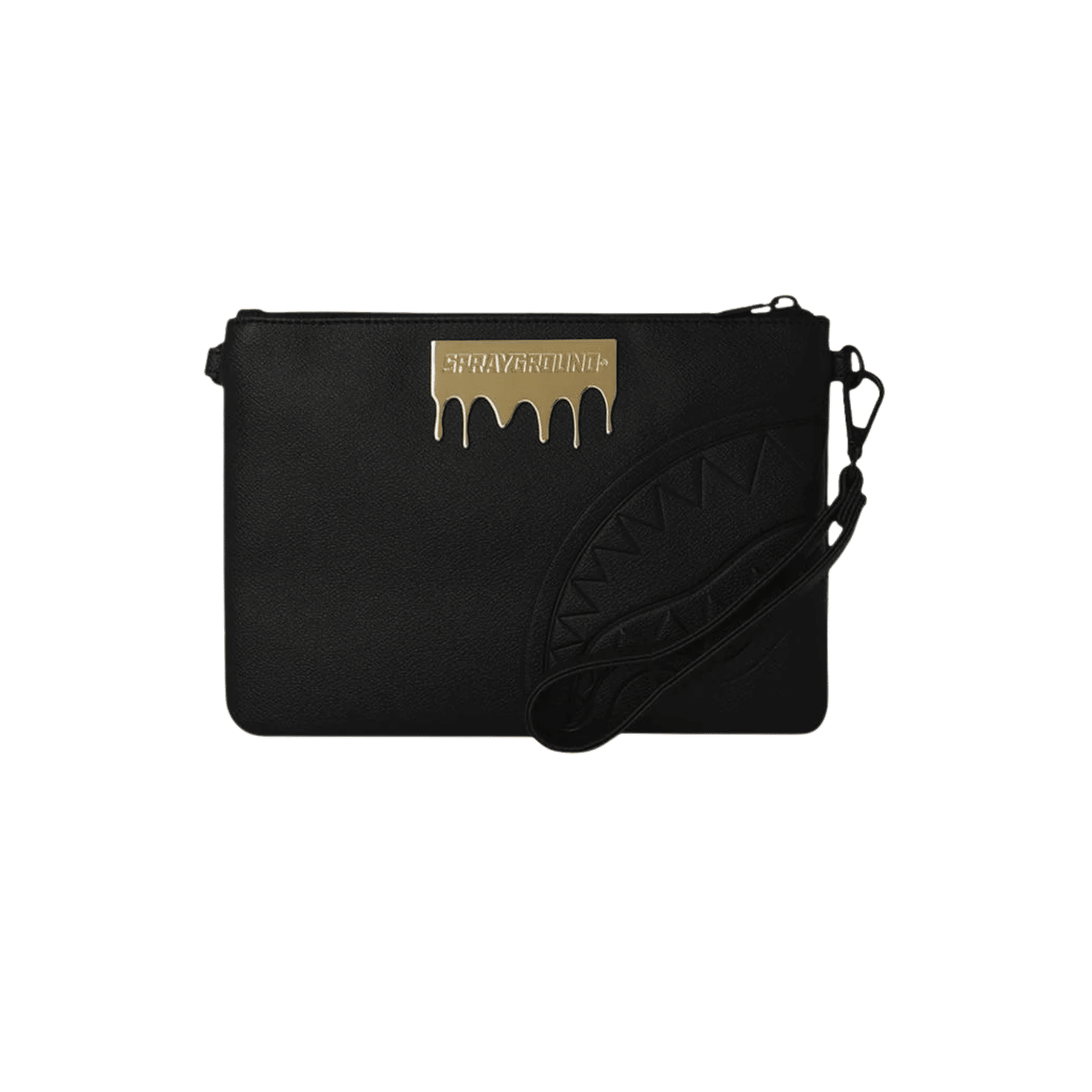 SPRAYGROUND GOLD BRICK LUX CROSSOVER CLUTCH