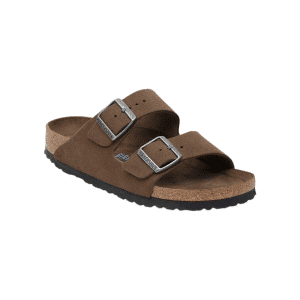 Birkenstock Arizona SFB dark tea, Suede Leather - Calz. S