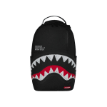 SPRAYGROUND SHARK CENTRAL BLACK EMBROIDERED SHARK BACKPACK