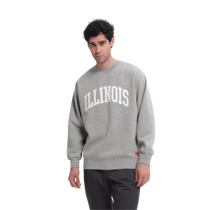 UNIVERSAL OVERALL U2633250D ILLINOIS SWEAT GRAY