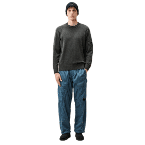 C.P. COMPANY LAMBSWOOL GRS CREWNECK	LENS SWEATER