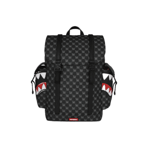 SPRAYGROUND SHARKS IN PARIS WTF BUBBLY BLACK CHECK MONTE CARLO