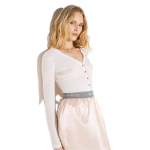 ELISABETTA FRANCHI CARDIGAN IN MAGLIA A COSTINE MK16B66E2