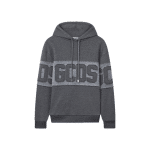 GCDS BAND LOGO PATCHED HOODIE