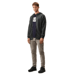 C.P. COMPANY DIAGONAL RAISED FLEECE GOGGLE ZIP SWEATSHIRT