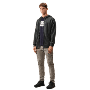 C.P. COMPANY DIAGONAL RAISED FLEECE GOGGLE ZIP SWEATSHIRT